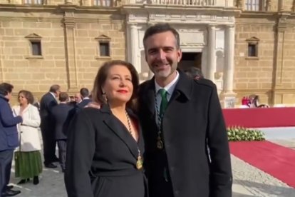 Los consejeros almerienses Crespo y Pacheco.