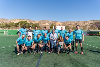 El equipo formado por amigos de Pepe Asensio, una persona querida y respetada. 