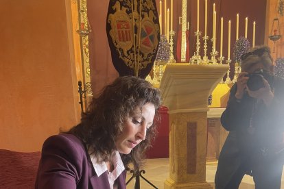 La alcaldesa ha acudido a primera hora de la mañana.