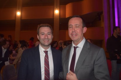 El delegado de Igualdad, Francisco González Bellido y el subdelegado del Gobierno, José María Martín.