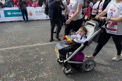 Familias al completo en la carrera.