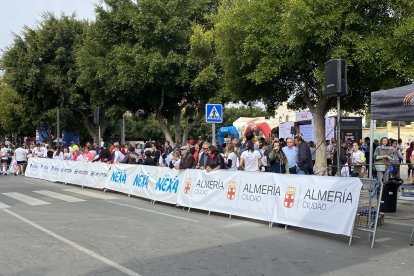 La salida se ha situado junto al Centro de la Mujer de Cortijo Grande.