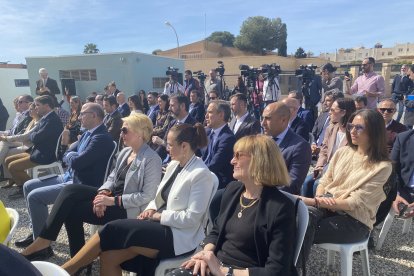 Algunos de los asistentes al acto.