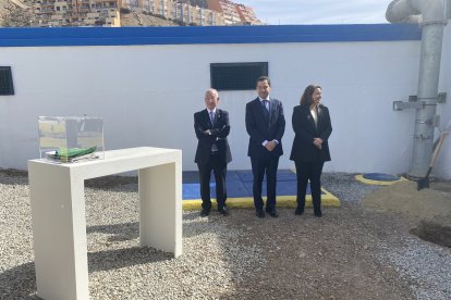 Todo preparado para el inicio del acto.