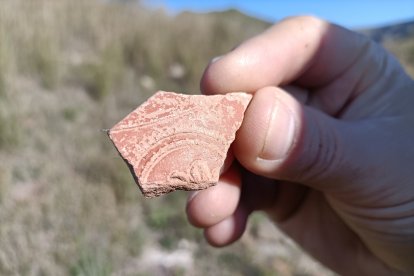 Fragmento de cerámica decorada