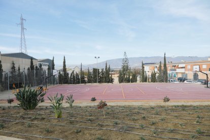 El espacio deportivo se ha construido en dos alturas debido a la orografía del terreno