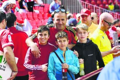 Los más pequeños se quedaron esperando el triunfo que era muy importante.