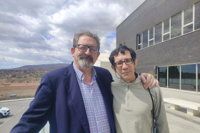 Diego Martínez y Guillermo Fuertes, compañeros de Ambrosio Sánchez.