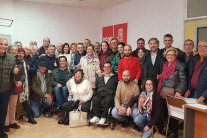 Militantes del PSOE de la capital.