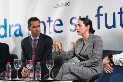 Elena Funes, en su intervención.