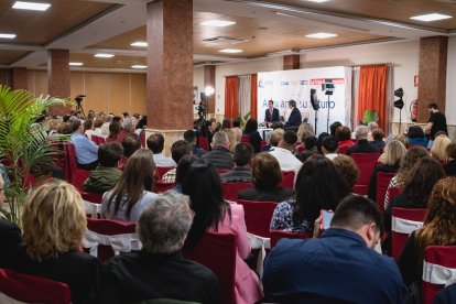 Ambiente en el acto.