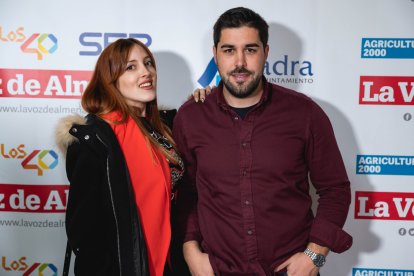 Ainoa Doñas, de Semillero El Cauce, y Antonio Sánchez.