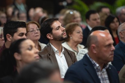 José Crespo siguiendo con atención la jornada.