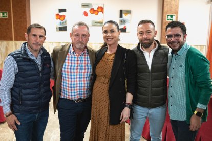 Juan Carlos Ibáñez, Sebastián López, Elisa Fernández, Ignacio Ginés y Salvador Toledano.