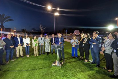 Domingo Fernández, alcalde de Huércal-Overa pronunció unas palabras de agradecimiento a aquellos que han hecho posible esta nueva infraestructura.