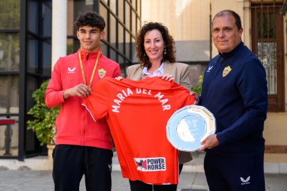 Bonito detalle para la alcaldesa de Almería. 