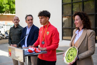 Marcos Peña, capitán del Almería. 