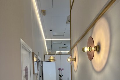 Uno de sus pasillos.