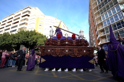 Pasión por las calles de Almería el Lunes Santo 2023.
