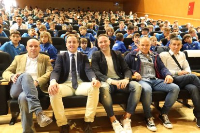 Todos fueron protagonistas en la presentación.