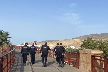 Agentes de la Policía Nacional.