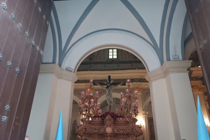 El Cristo del Amor, antes de salir