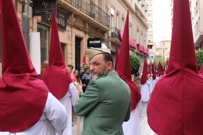 Imagen previa a la entrada en Carrera Oficial de Nuestro Jesús de la Humildad y Paciencia.
