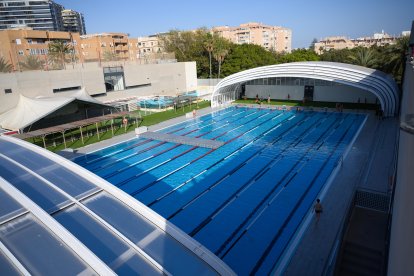 Vista desde arriba de la instalación
