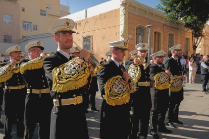 Calvario por las calles de Almería en el Miércoles Santo 2023.