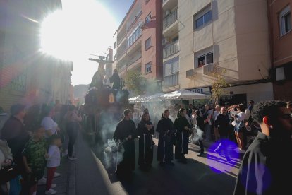 Calvario por las calles de Almería en el Miércoles Santo 2023.