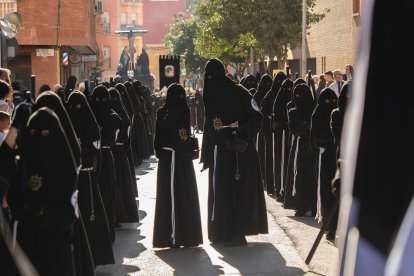 Calvario por las calles de Almería en el Miércoles Santo 2023.