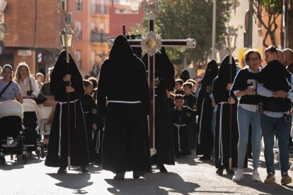 Calvario por las calles de Almería en el Miércoles Santo 2023.