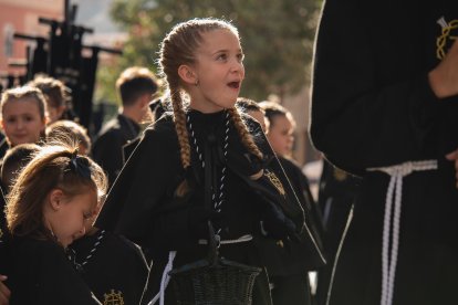 Calvario por las calles de Almería en el Miércoles Santo 2023.