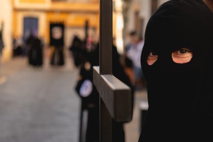 Calvario por las calles de Almería en el Miércoles Santo 2023.