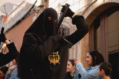 Calvario por las calles de Almería en el Miércoles Santo 2023.