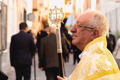 Calvario por las calles de Almería en el Miércoles Santo 2023.
