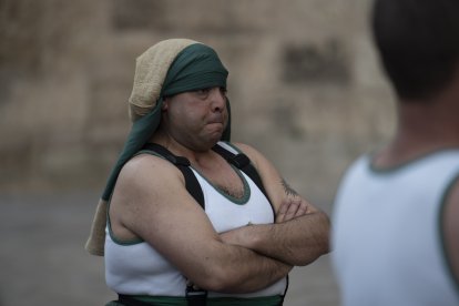 Costalero de los Estudiantes.