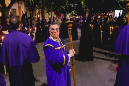Procesión del Encuentro en el Jueves Santo 2023 de Almería.
