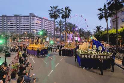 Procesión del Encuentro en el Jueves Santo 2023 de Almería.