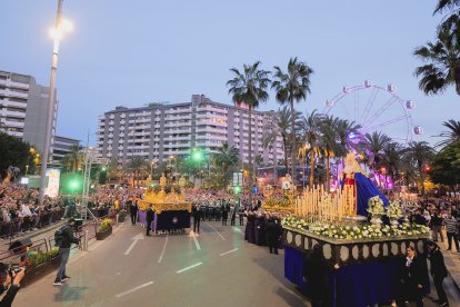 Procesión del Encuentro en el Jueves Santo 2023 de Almería.