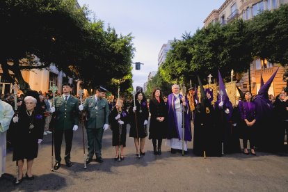 Procesión del Encuentro en el Jueves Santo 2023 de Almería.