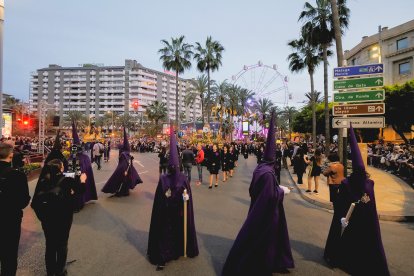 Procesión del Encuentro en el Jueves Santo 2023 de Almería.