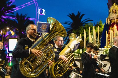 Procesión del Encuentro en el Jueves Santo 2023 de Almería.