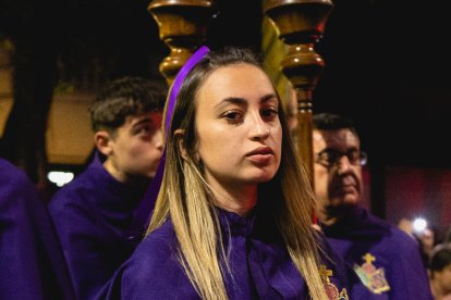 Procesión del Encuentro en el Jueves Santo 2023 de Almería.
