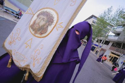 Procesión del Encuentro en el Jueves Santo 2023 de Almería.