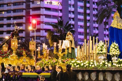 Procesión del Encuentro en el Jueves Santo 2023 de Almería.