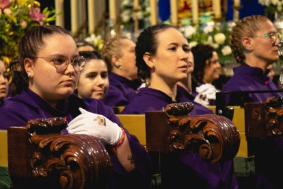 Procesión del Encuentro en el Jueves Santo 2023 de Almería.