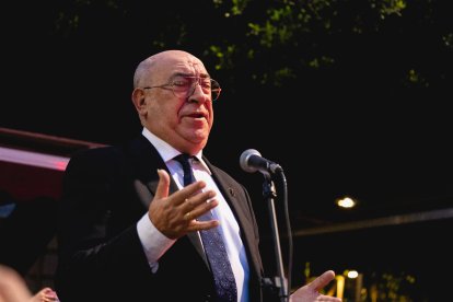 Procesión del Encuentro en el Jueves Santo 2023 de Almería.
