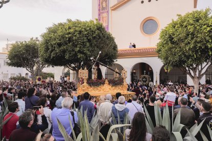 Procesión del Encuentro en el Jueves Santo 2023 de Almería.
