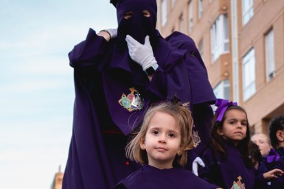 Procesión del Encuentro en el Jueves Santo 2023 de Almería.
